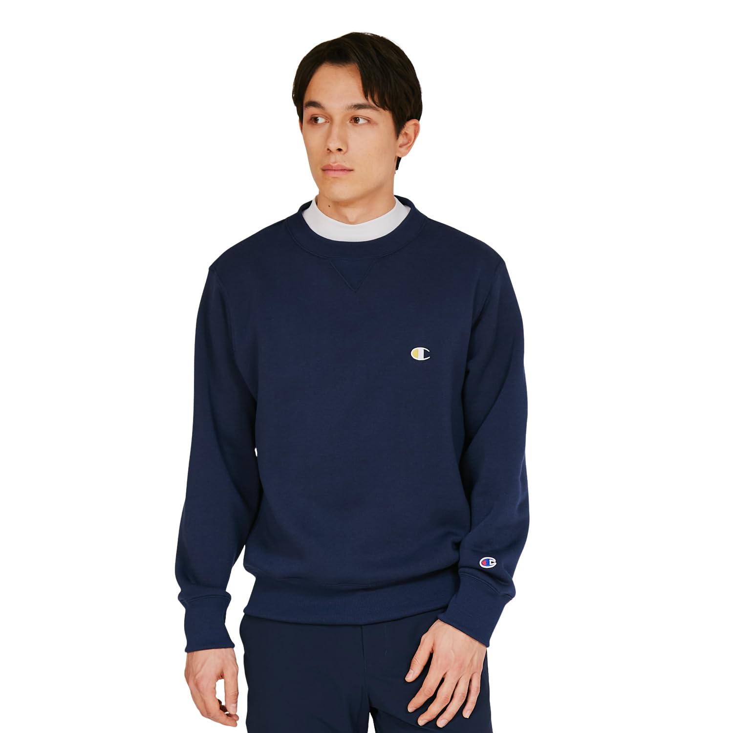 Champion Sweatshirt Long Sleeve 100% Polyester Tech Weave(R) Terry Fleece One Po