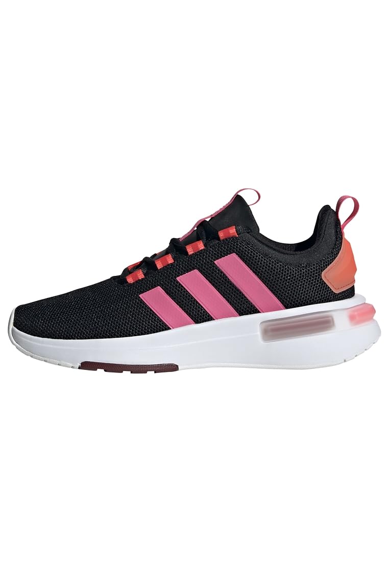 adidas Women's Racer TR23 Shoes, Core Black/Pink Fusion/Shadow Red, 8, Core Blac