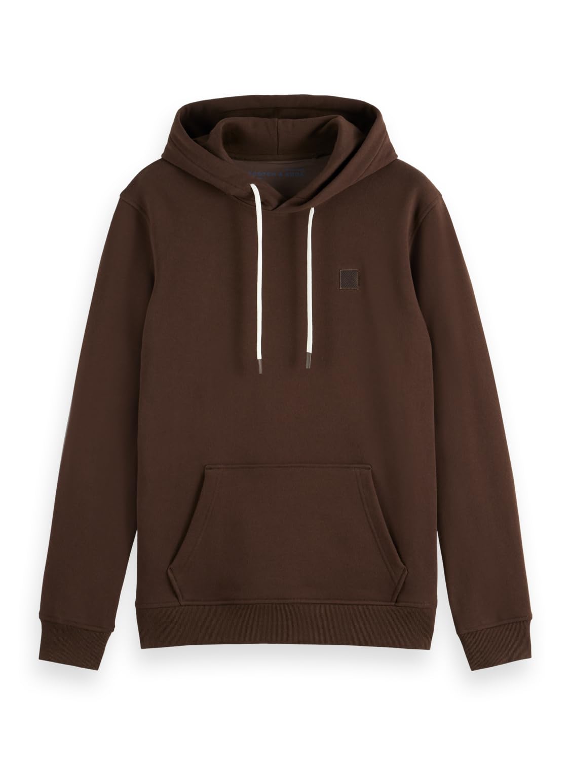 Scotch & Soda Herren Essential Badge Logo Hooded Sweatshirt Kapuzenpullover (1er