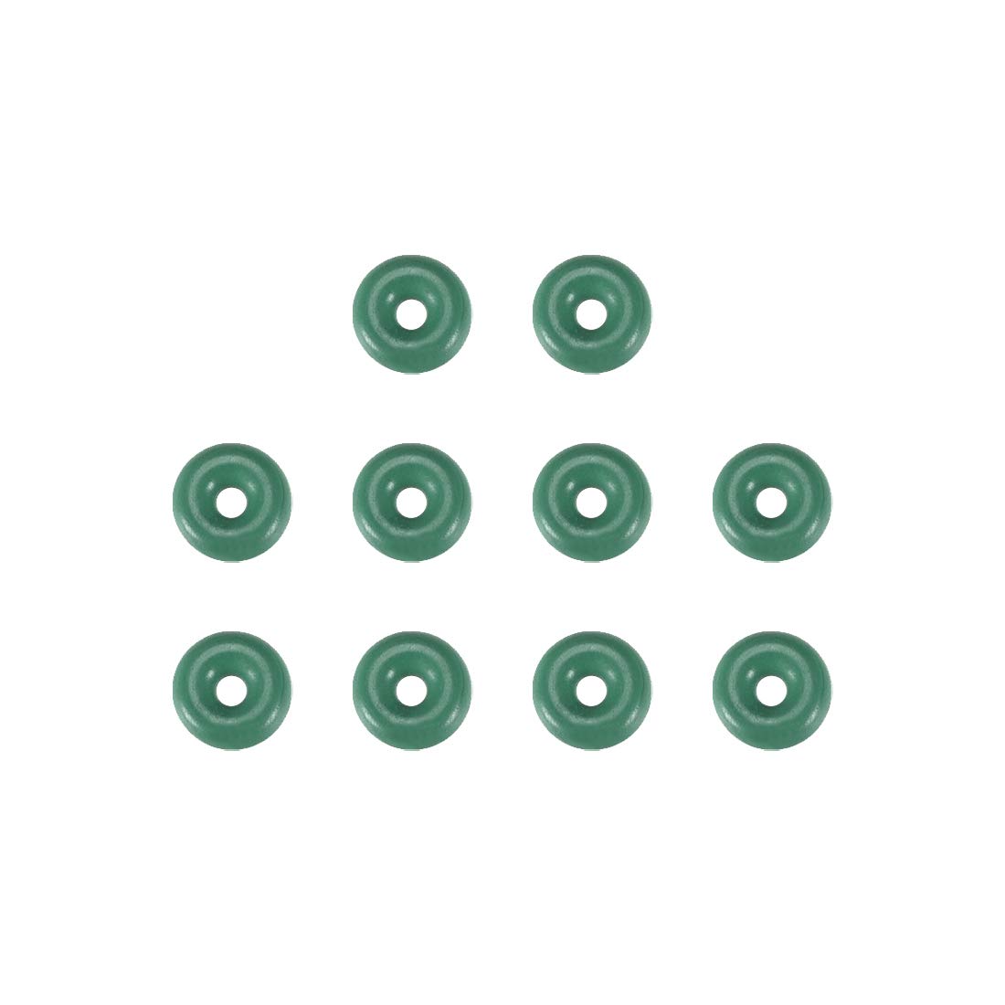 Fluorine Rubber O-Rings 5mm OD 1mm Inner Diameter 2mm Width FKM Hydraulic Machin