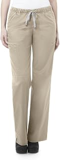WONDERWINK Womens Wonderwork Plus Size Straight Leg Cargo Scrub Pant