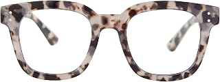 Madison Avenue Blue Light Blocking Glasses for Women, Anti Blue Ray Computer Gaming Glasses, Anti Eyestrain UV Glare (Grey Demi)
