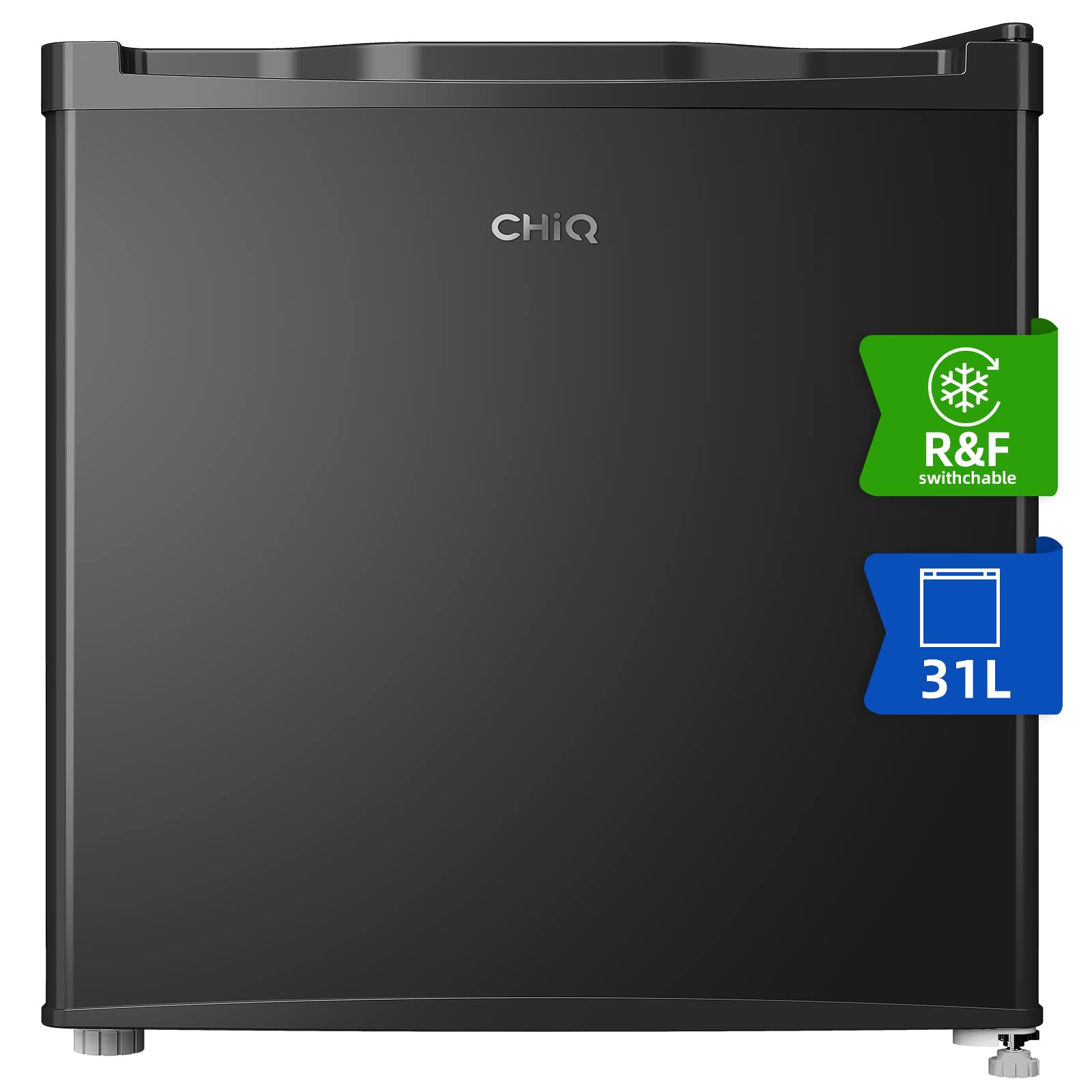 CHiQ CSD31D4EU, Mini Freezer, Small Freezer with 31L, 4 Star Freezing,12-Year Wa