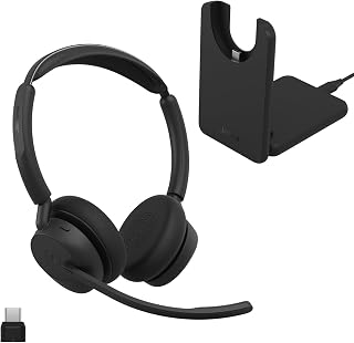 Jabra Evolve3 45 Bluetooth Headphones with Microphone, USB-C, MS Teams