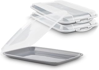 GRIFEMA 3-Piece Refrigerator Sliced Holder Food Container | BPA Free Cured Meat Box, Stackable for Ham and Cheese, Refrigerator, Microwave and Dishwasher Safe