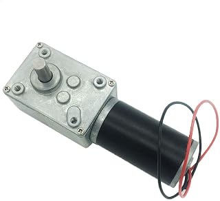BRINGSMART 12V 12rpm DC Worm Gear Motor High Torque Self-Locking Turbine | BRINGSMART 12V 12rpm DC Worm Gear Motor High Torque Self-locking Reversed Mini Turbine Geared Motor Robot Rotating Curtain