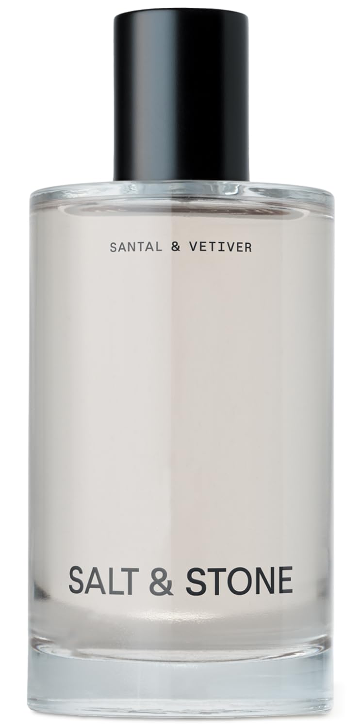 Salt & Stone Hair & Body Mist for Women & Men, Santal & Vetiver 3.4 fl oz | Body