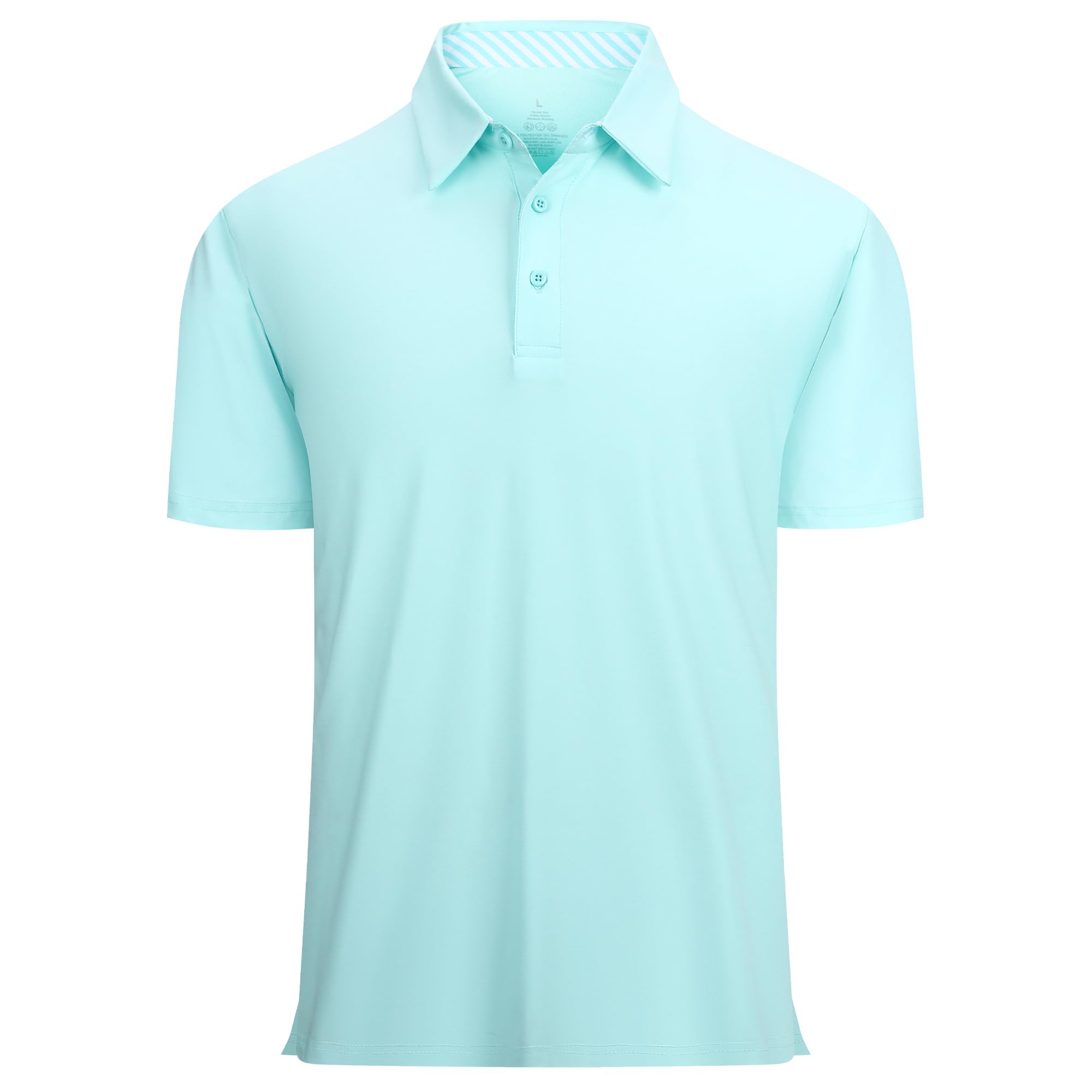 Alex Vando Mens Golf Polo Shirt Short Sleeve Breathable Casual Polo Shirt for Me