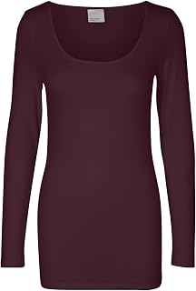 VERO MODA Vmmaxi My LS Soft Uneck Ga Noos Women's Long-Sleeved Shirt