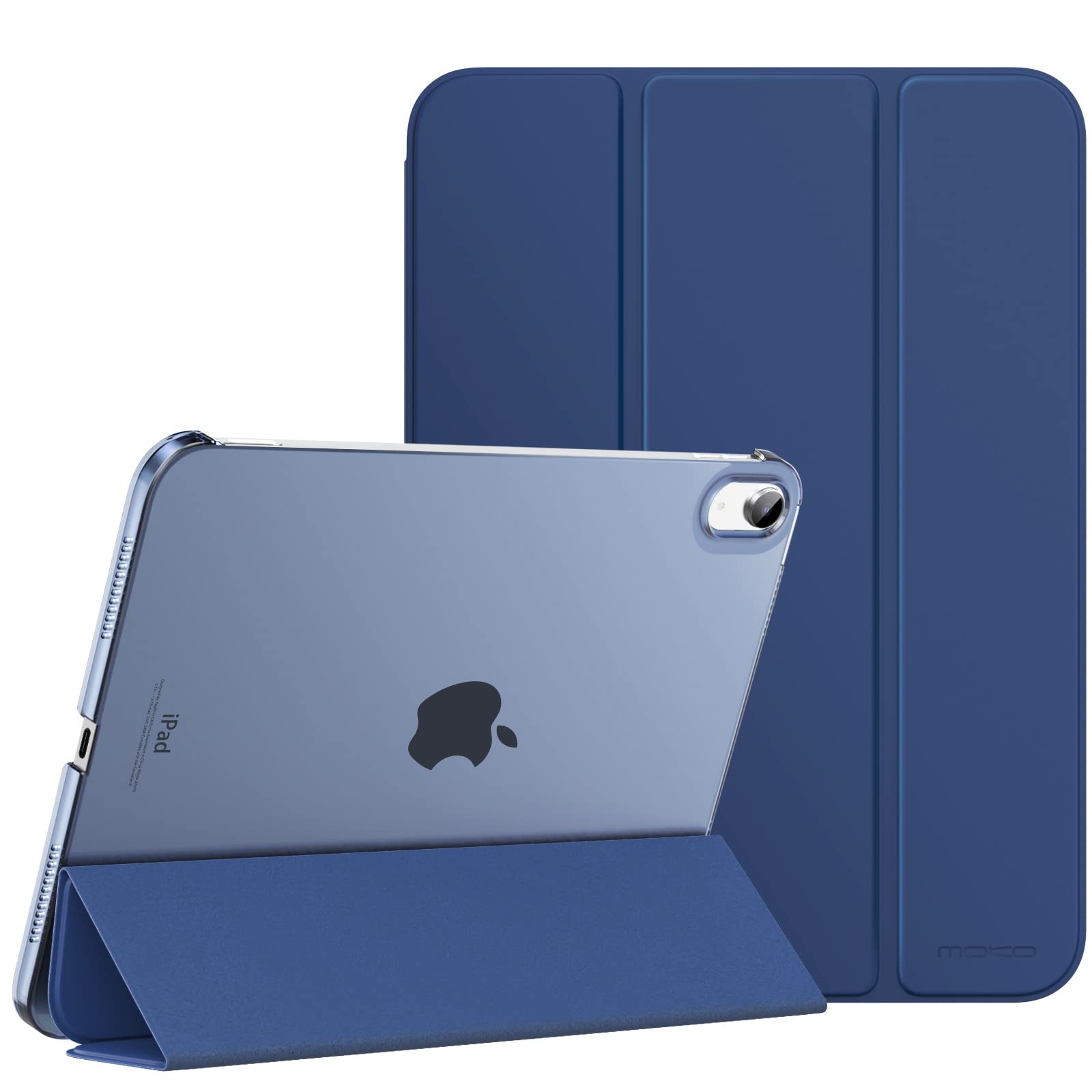 MoKo for iPad (A16) 11th Generation Case, iPad 10th Gen Case, Navy Blue | For iP
