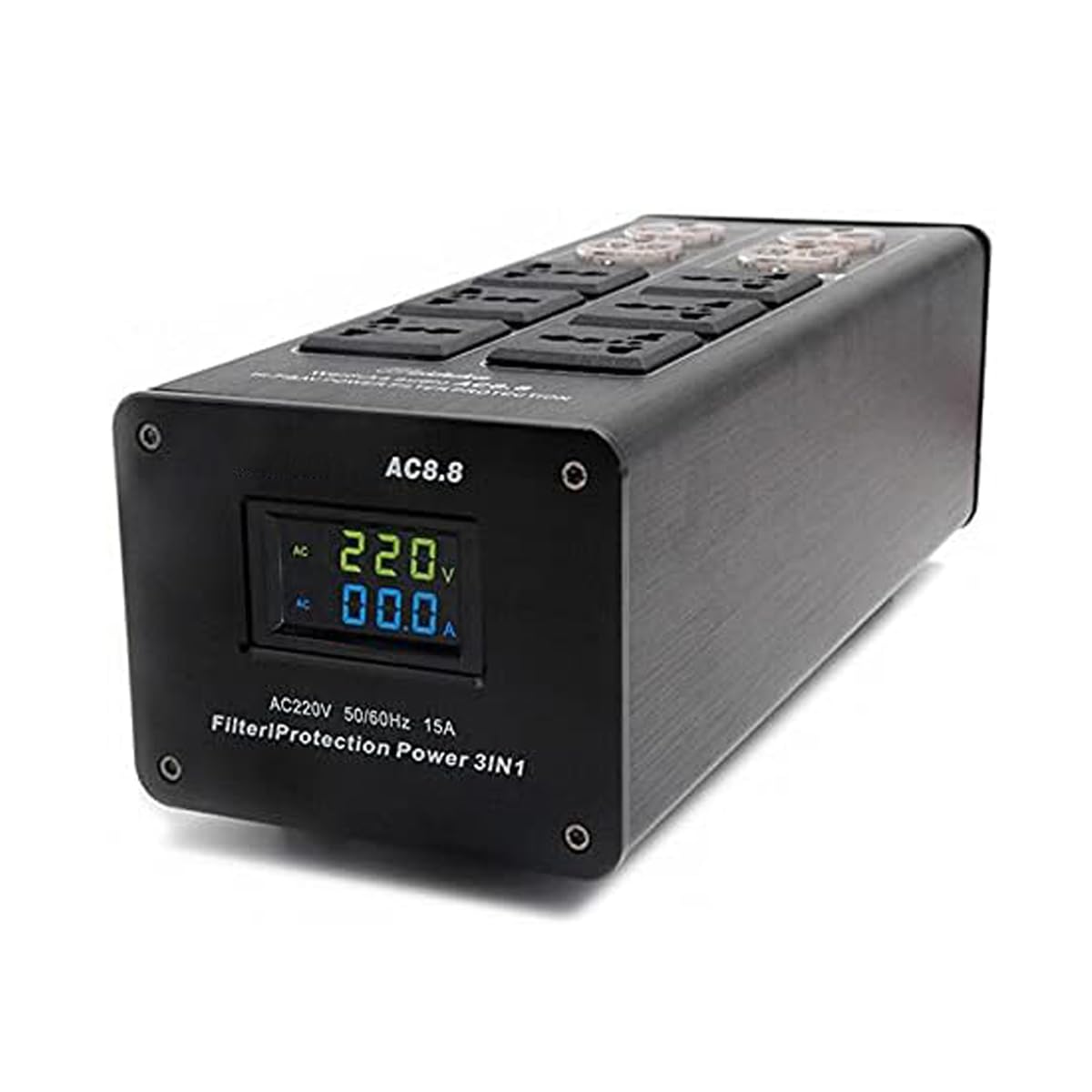 3000W 15A 100-240V AC8.8 Advanced Audio Power Purifier Filter AC Power Socket Vi