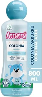 JETa Imports Arrurru Original Baby Cologne 800 ml (27.05 oz) – Light Fresh Baby Fragrance for Daily Use – Imported from Colombia (Blue (Azul), 27.05fl oz)