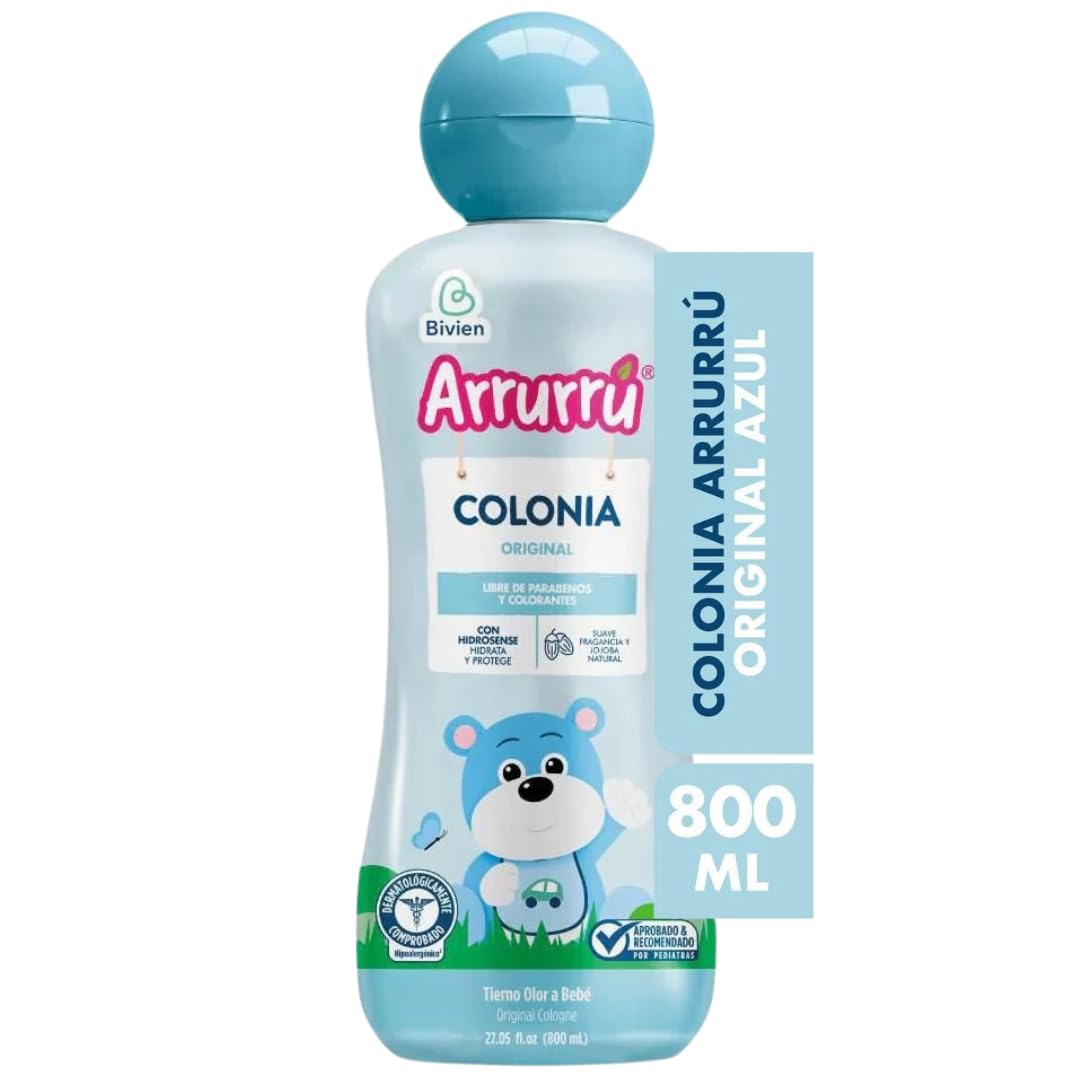JETa Imports Arrurru Original Baby Cologne 800 ml (27.05 oz) – Light Fresh Baby 