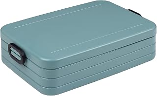 Mepal – Lunch Box Take a Break Large – Lunch Box to Go - for 4 Sandwiches or 8 Slices of Bread – Suitable for the Dishwasher - 1500 ml - Nordic Green