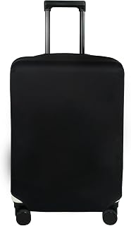 Explore Land Travel Luggage Cover Fits 27-30 inch Case (Black, L) | Washable & High Elastic Fabric, Scratch-Resistant, Stylish Suitcase Cover Protector, TSA Aprroved