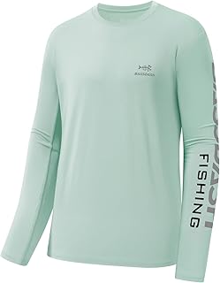 Bassdash Fishing T Shirts for Men UV Sun Protection UPF 50+ Long Sleeve Tee T-Shirt