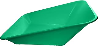 KetoBarrow 85L Wheelbarrow Body Pan - Green - Replacement Wheelbarrow Tray - Plastic - Universal Fit