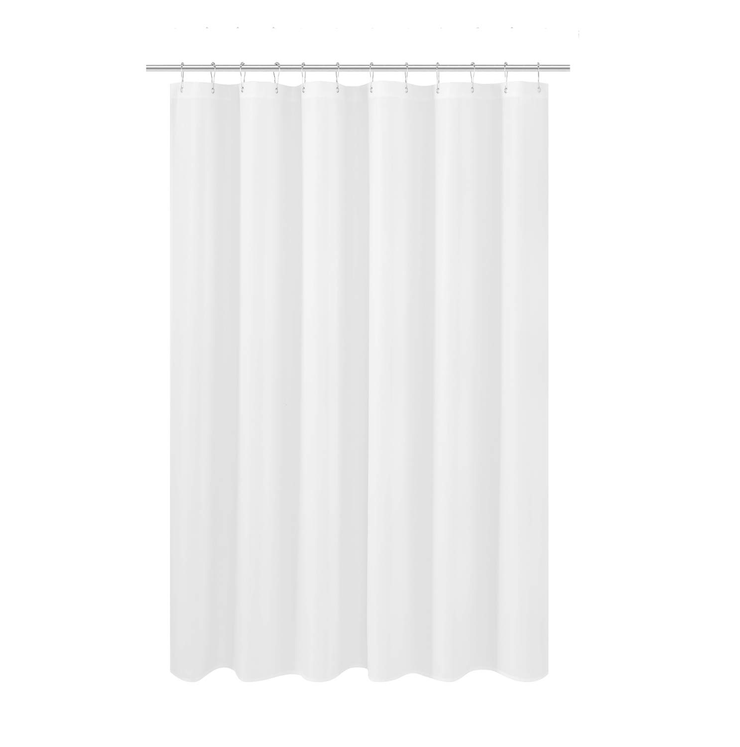 N&Y Home Fabric Shower Curtain 69" x 70" Hotel Quality Washable Water
