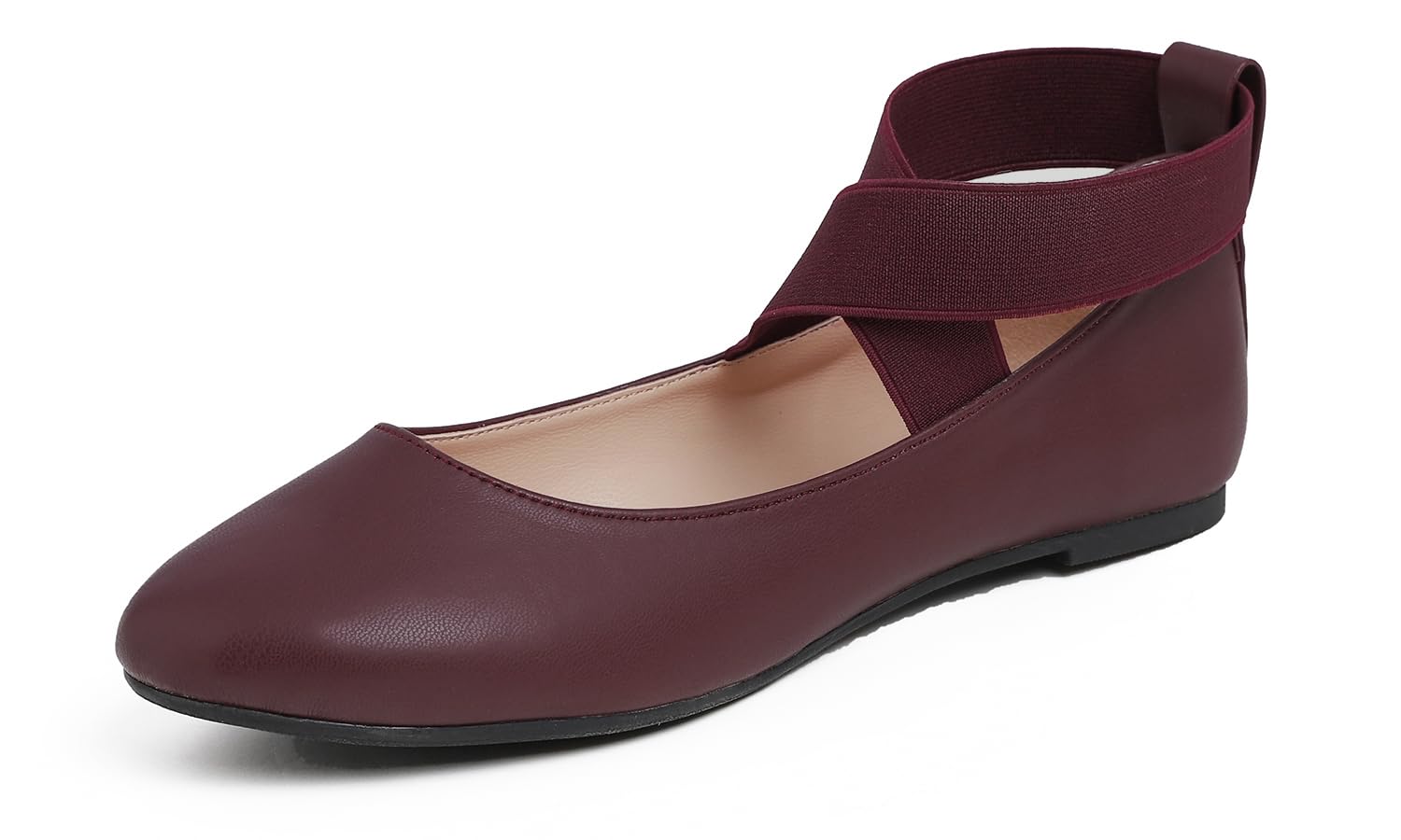 Feversole Coloured Suede Ballerina with Memory Foam Cushion for Macaroons for Wo