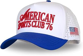 CITRUSY Athletic Trucker Golf Hat | Performance Mens 5 Panel Cap | Cool Breathable Waterproof Workout Running Snapback