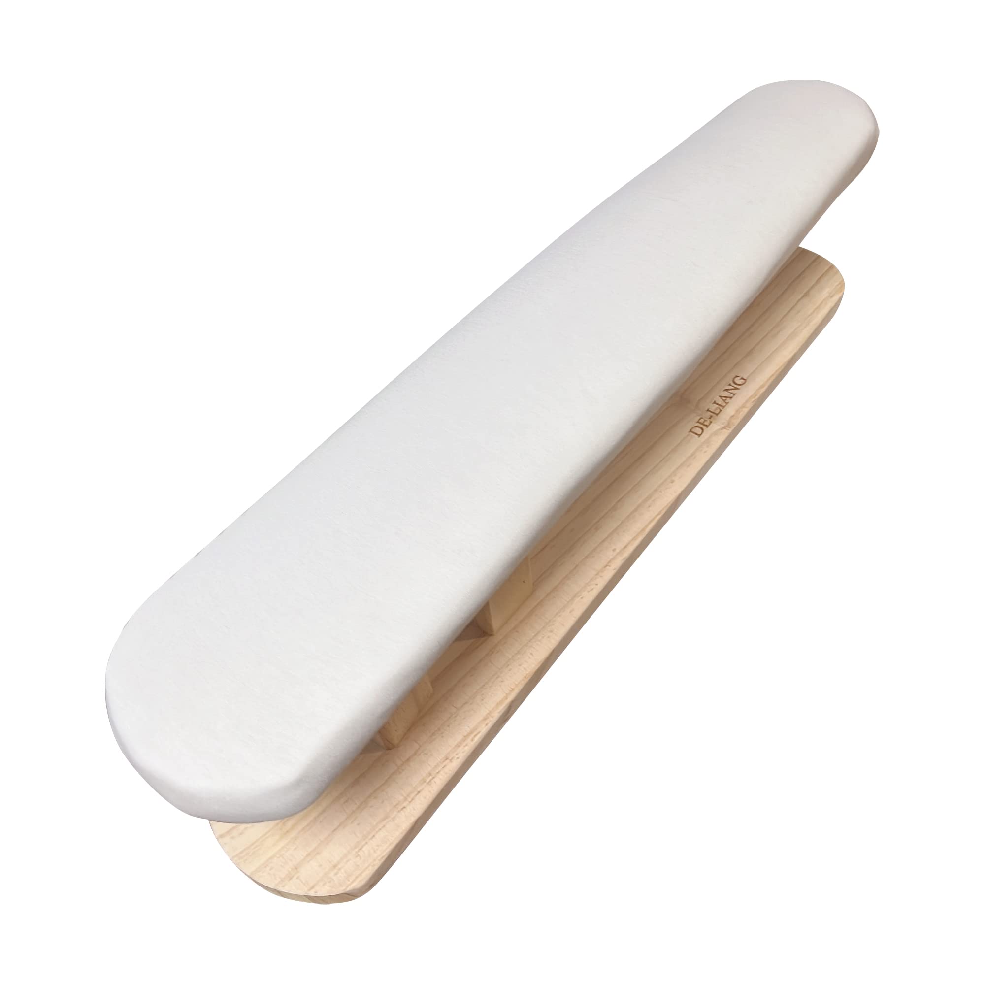 DE-LIANG Padded Chest & Sleeve Tailor Ironing Board Long with Wooden Base for Ho