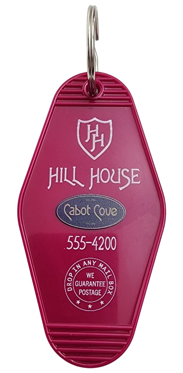 Keychain Hill House Jessica Fletcher Book Club Inspired Key tag