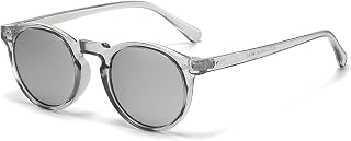 Vintage Polarized Round Sunglasses for Men Women UV400 Protection