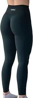 AUROLA Workout Leggings for Women Seamless Scrunch Tummy Control Gym Fitness Girls Sport Active Yoga Pants