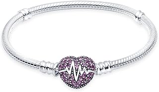 Pandach Armband Damen 925 Sterling Silber, Armbänder Moments Schlangen-Gliederarmband Armkette Valentinstag Muttertag Geburtstags Weihnachten Geschenk für Frauen Freundin Mama CMB051