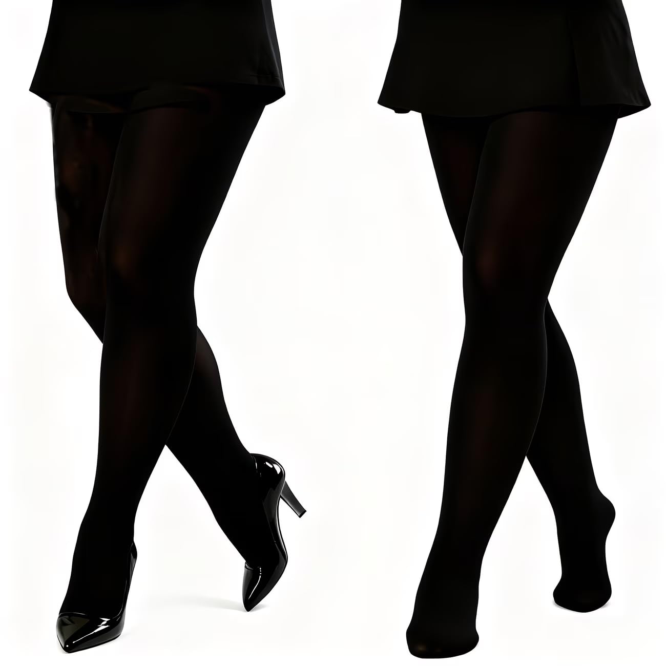 800D Women's Fleece Lined Tights Thermal Pantyhose Leggings Opaque Winter Warm T