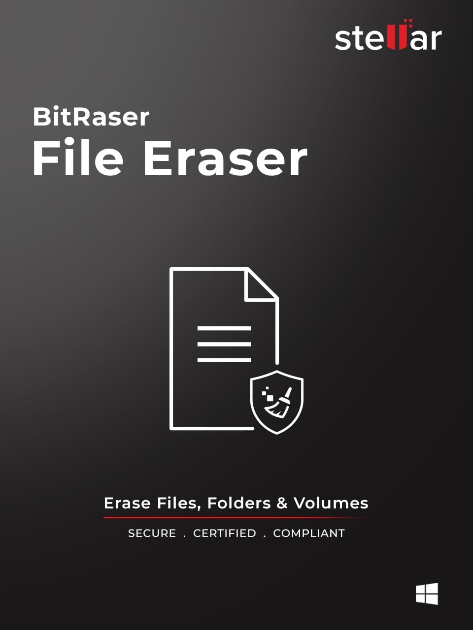 BitRaser File Eraser 5 - Covers Your All File Erasure Needs | Standard | 1 Devic