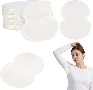 50 Pack Armpit Sweat Pads, Underarm Sweat Pads for Hyperhidrosis | Armpit Sweat Pads, Ultra-Thin Underarm Sweat Pads for Hyperhidrosis, Breathable Sweat Pads for Under Arms, Secure Adhesive