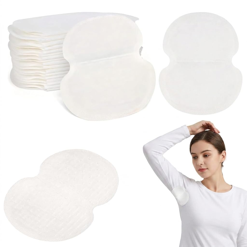 50 Pack Armpit Sweat Pads, Underarm Sweat Pads for Hyperhidrosis | Armpit Sweat 