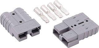 Allstar Performance ALL76320 Gray 50 Amp Rating Battery Cable Quick Disconnect for 6 Gauge Size Wire - Pair