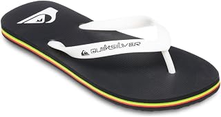 Quiksilver Men's Molokai Core Sandals, Black Rasta, 10 US