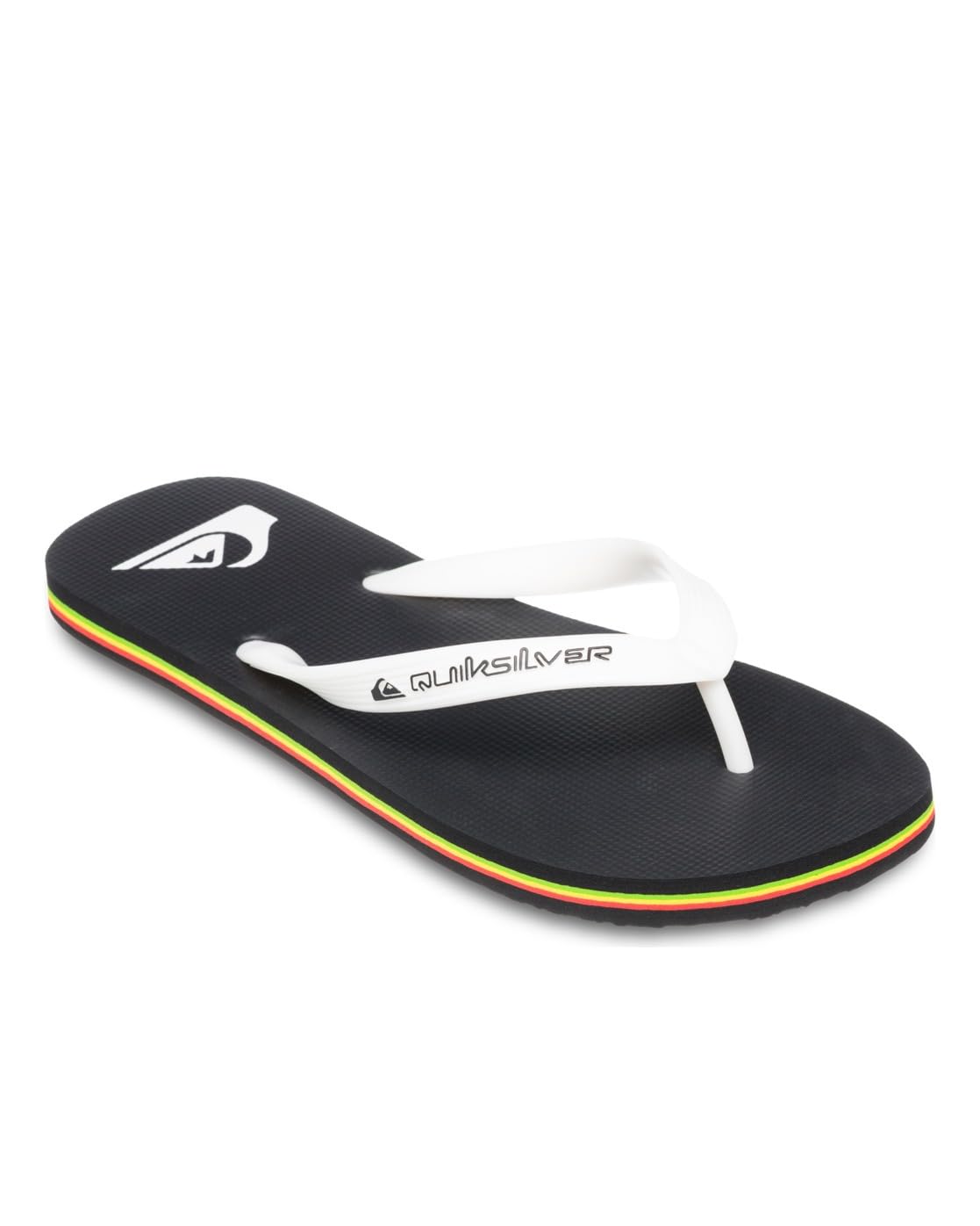 Quiksilver Men's Molokai Core Sandals, Black Rasta, 10 US