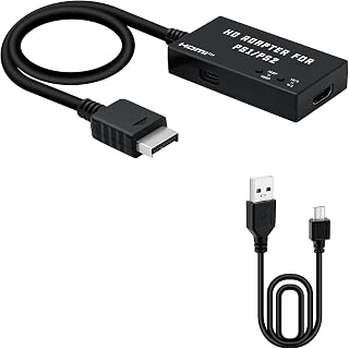 Mcbazel PS1/PS2 To HDMI Adapter,Multifunctional HDTV HDMI Cable Adapter for PS1/PS2/PS One