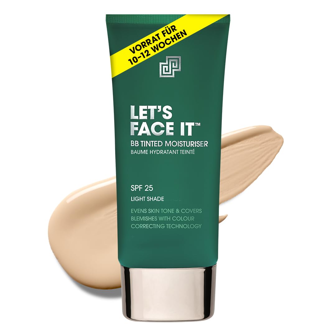 Shakeup Cosmetics Tinted Moisturiser for Men, SPF25, 24 Hours Moisturising, Matt