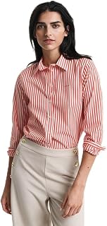 GANT Women's Striped Poplin Blouse