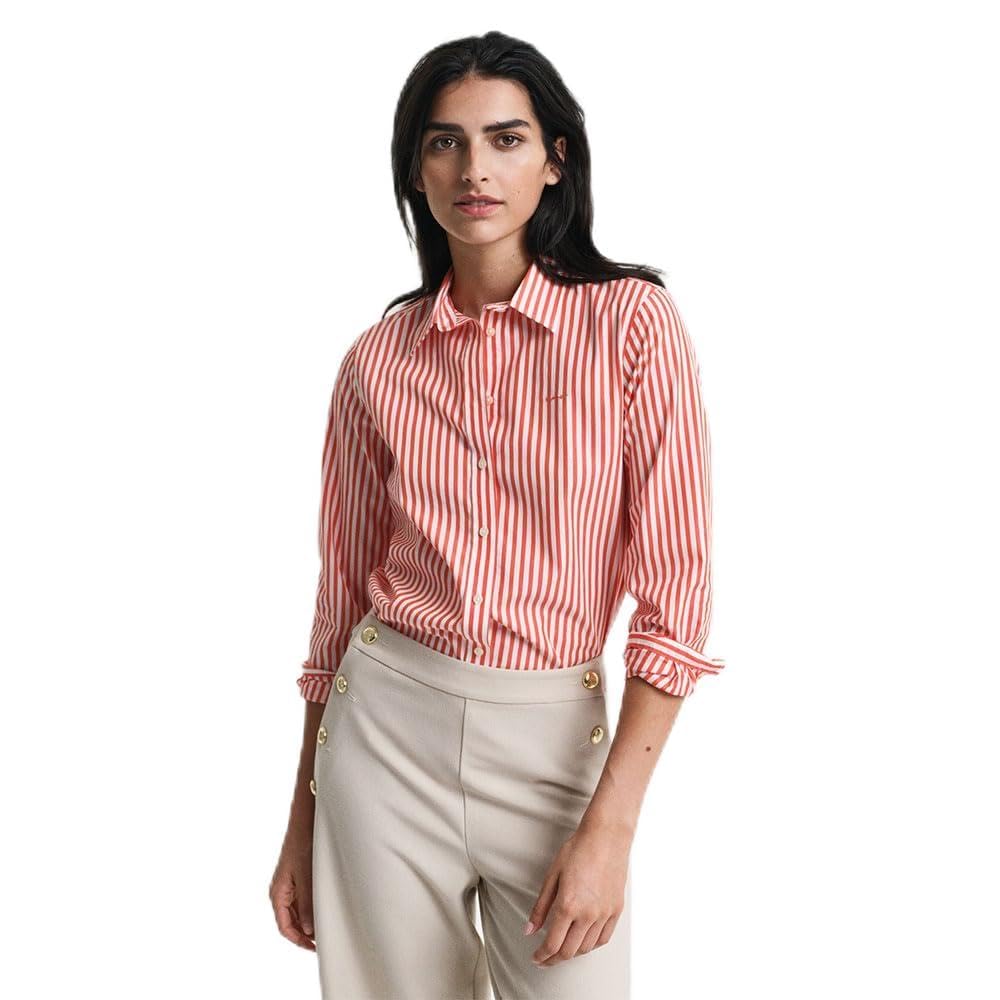 GANT Women's Striped Poplin Blouse