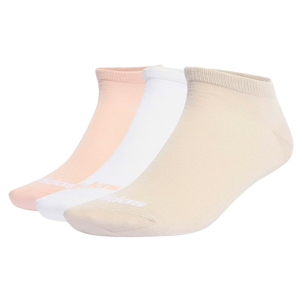 adidas T LIN LOW 3P Model Brand Socks,white/black,XL