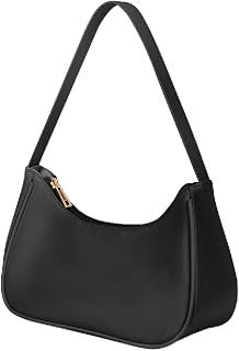 Women's Handbags, Women's Shoulder Bag, Faux Leather Zipper Shoulder Bag, Simple and Elegant for Dating Travel Use Birthday and Anniversary