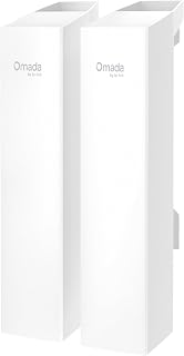 Omada 5GHz AC867 Wireless Bridge, 5km Distance, Gigabit(EAP215-Bridge KIT) | Preconfigured, PtP&PtMP, w/ PoE Injector, IP65 Weatherproof, PoE or DC Powered, 6KV Lightning Protection, Omada Managed