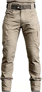 Men's Spring Autumn Cargo Pants, Multi-Pocket,Wear-Resistant, Outdoor Hiking Trousers