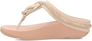 Fitflop Women's Fino Crystal-cord Leather Toe-Post Sandals