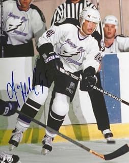 Autographed Roman Hamrlik 8x10 Tampa Bay Lightning Photo w/COA