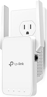 TP-Link AC1200 WiFi Extender Dual Band 5GHz/2.4GHz (RE315) | 1.2Gbps Home Signal Booster, Up to 1600 Sq.ft and 32 Devices, EasyMesh Compatible, One Ethernet Port
