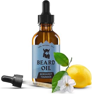 Striking Viking Beard Oil for Men - 2 Fl Oz, Bergamot Thunder