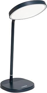 Lumie Task | Highly Adjustable Bright Light Therapy LED Desk lamp for Winter Blues, Crystal Clear Illumination, Maximum Visual Comfort, Improved Mood and Energy | Charcoal Blue