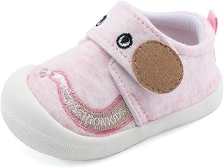MASOCIO Baby Girl Boy First Steps Baby Shoes Rubber Sole Non-Slip
